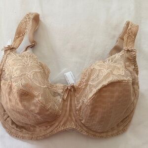 Prima Donna Beige Full Bust Lace Underwire Bra - 32DDD or 32F (UK)